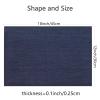 LIFEWEAR Placemat Set of 8,Woven Placemats,Outdoor/Indoor Placemats,Vinyl/Plastic Placemats, Washable Placemats,Table Placemats 8Dark Blue 8pcs view 2