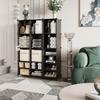 AWTATOS Cube Storage Closet Organizer Storage 12 Cube Shelves, Black view 2
