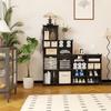AWTATOS Cube Storage Closet Organizer Storage 12 Cube Shelves, Black view 4