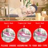 Square/Round/Trapezoidal Head Lash Bed Cushion Memory Foam,Spa Bed Mattress Topper,Plush Pad for Massage Table,with Face Breathing Hole & Elastic Straps,Soft Comfortable,Grey 5cm,S 80x190cm view 3