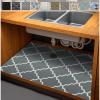 AiBOB Waterproof Under Sink Mat, Absorbent Quick Dry Sink Liners Protect Cabinets, Durable Shelf Liners, Slip Resistant and Non-Adhesive, 24X68 Grey view 1