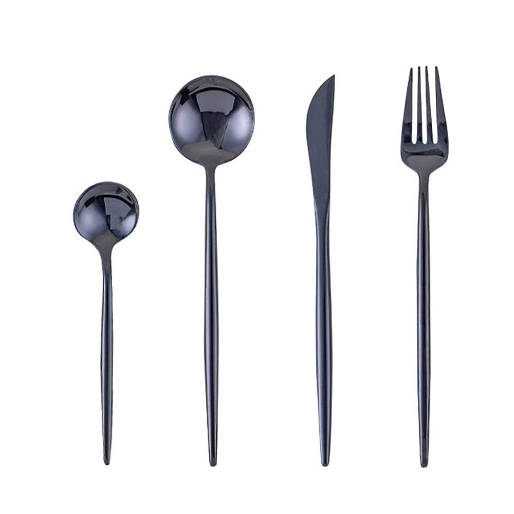 18/10 Stainless Steel Flatware Cutlery Silverware Set for 16 for Home Restaurant Hotel Apartment, Kitchen Utensils Set Included Knife Spoon and Fork Set 64-Piece Mirror Polished
