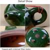 OLOTU Tea Set Colorful Ice Crackle Glaze Porcelain-Chinese Tea Cup Set Kung Fu Small Tea Pot Set with Multi Color 6 Tea Cups view 3