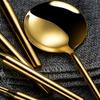 60-Piece Gold Silverware Flatware Set for 12,Premium 18/10 Food-Grade Stainless Steel Tableware Cutlery Set,Utensil Sets for Restaurant Hotel Family Gatherings Daily Use, Mirror Polished view 2