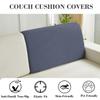 Disayu Sofa Covers Couch Covers for Sofa Pet Friendly Couch Cushion Covers Universal Sofa Covers Washable Stretch Slipcovers for Sectional Sofa (Texture Metal Gray,Back Cover L) view 3