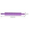 14.4in Long Fondant Rolling Pin, Food Grade Plastic Embossing Roller, Engraved Roller for Cookies Biscuits Pastry Cake Decoration, Dough Rolling Pin with Unique Pattern, Easy to Clean(Grid) view 2