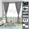 Lwiiom Double Curtain Rods with Aluminum Bouquet Brackets and Round Finials,Matte black Curtain Rods for Windows 28 to 48 inch,1-Inches Front and 5/8 Inches Back Double Window Drapery Rod view 4