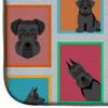 Caroline's Treasures MLM1144DDM Lots of Black Schnauzer Dish Drying Mat Absorbent Dish Drying Mat Pad for Kitchen Counter Dish Drainer Mat for Countertop, 14 x 21", Multicolor view 4