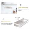 Angoily Nail Punch Storage Rack Stainless Steel Spice Rack for Kitchen Bathroom Versatile Organizer for Condiments Easy Installation Space-saving view 2