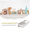 Angoily Nail Punch Storage Rack Stainless Steel Spice Rack for Kitchen Bathroom Versatile Organizer for Condiments Easy Installation Space-saving view 4