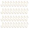Uonlytech 40pcs Hook up Metal Ornament Hooks Metal Hangers Heavy Duty Wire Ornament Hangers view 1