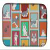 Caroline's Treasures MLM1159DDM Lots of Grey Siberian Husky Dish Drying Mat Absorbent Dish Drying Mat Pad for Kitchen Counter Dish Drainer Mat for Countertop, 14 x 21", Multicolor view 1