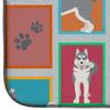 Caroline's Treasures MLM1159DDM Lots of Grey Siberian Husky Dish Drying Mat Absorbent Dish Drying Mat Pad for Kitchen Counter Dish Drainer Mat for Countertop, 14 x 21", Multicolor view 4