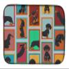 Caroline's Treasures MLM1125DDM Lots of Black and Tan Dachshund Dish Drying Mat Absorbent Dish Drying Mat Pad for Kitchen Counter Dish Drainer Mat for Countertop, 14 x 21", Multicolor view 1