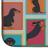 Caroline's Treasures MLM1125DDM Lots of Black and Tan Dachshund Dish Drying Mat Absorbent Dish Drying Mat Pad for Kitchen Counter Dish Drainer Mat for Countertop, 14 x 21", Multicolor view 4