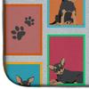 Caroline's Treasures MLM1153DDM Lots of Black and Tan Chihuahua Dish Drying Mat Absorbent Dish Drying Mat Pad for Kitchen Counter Dish Drainer Mat for Countertop, 14 x 21", Multicolor view 4