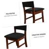 ARTIBETTER Chair Seat Cushion Cover and Backrest Cover 20X20 Inch Polyester Chair Protector for Dining and Executive Chairs Ideal for Home Party and Festival Use view 3