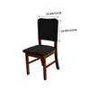 ARTIBETTER Chair Seat Cushion Cover and Backrest Cover 20X20 Inch Polyester Chair Protector for Dining and Executive Chairs Ideal for Home Party and Festival Use view 4