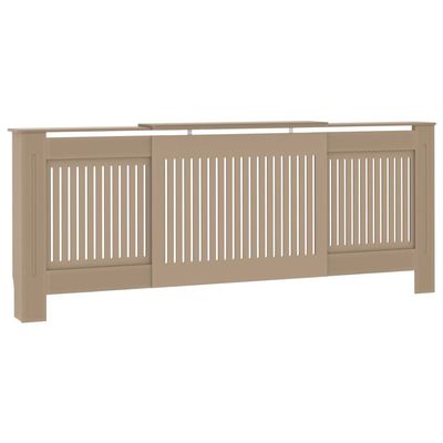 vidaXL Radiator Cover, Heater Cover Cupboard Shelf, Radiator Cover Heating Cabinet for Home Office Living Room Furniture Decor, MDF