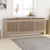 vidaXL Radiator Cover, Heater Cover Cupboard Shelf, Radiator Cover Heating Cabinet for Home Office Living Room Furniture Decor, MDF view 2
