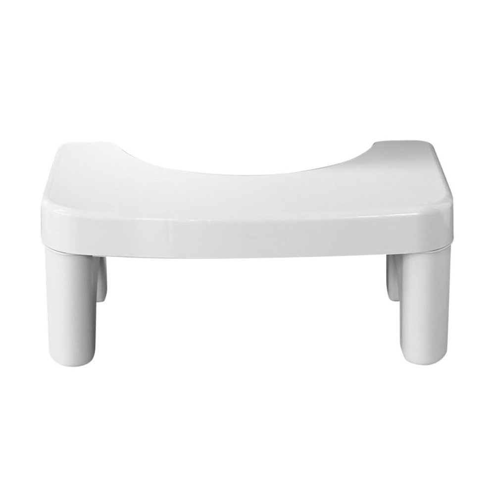 1pc Toilet Stool Kids Step Stool Collapsible Foot Bathroom Foot Potty Bathroom Poop Kids Pp Child Chair Simple White