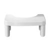1pc Toilet Stool Kids Step Stool Collapsible Foot Bathroom Foot Potty Bathroom Poop Kids Pp Child Chair Simple White view 1