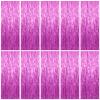 10 Pack Foil Curtain Backdrop Metallic Tinsel Foil Fringe Curtains Photo Booth Props for Birthday Wedding Engagement Baby Shower Bachelorette Christmas Holiday Celebration Party Decorations view 1
