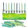 Modern Menorah with Candles - AM-012 view 1