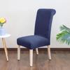 SPRINGRICO 6 Pack Dining Room Chair Covers with seat Belt, Stretch Parsons Chair Slipcover Washable Kitchen Dining Chair Cover Removable Seat Protector Set of 6, S3- Navy Blue view 2