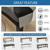 ALABOW High Stretch Ottoman Cover with Elastic Bottom, Soft Slipcover Jacquard Fabric Small Checks Rectangle Storage Stool Cover Furniture Covers (Color : #69) view 4