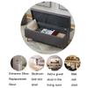 Storage Stool Light Luxury Sofa Storage Stool Home Entrance Leisure Bed End Stool Shoe Changing Stool, Fine Workmanship Convenient StorageColour:Light Gray,Size:60x40x45cm/23.6x15.7x17.7in view 2