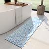 YIHOUSE Thin Bath Mat Super Absorbent Quick Dry Thin Bathroom Rugs Fit Under Door, Non Slip Rubber Backed Mat Washable Bathroom Floor Mats for Shower Room, Sink -17 x 59 view 1