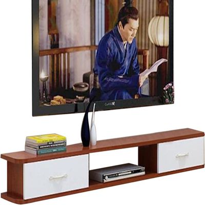IBOWZ Floating TV Stand Cabinet Wall Mounted Tv Unit Floating Tv Stand,Floating Entertainment Center,Wall Mounted Tv Unit,Floating Tv Shelf for Living Room Bedroom Office