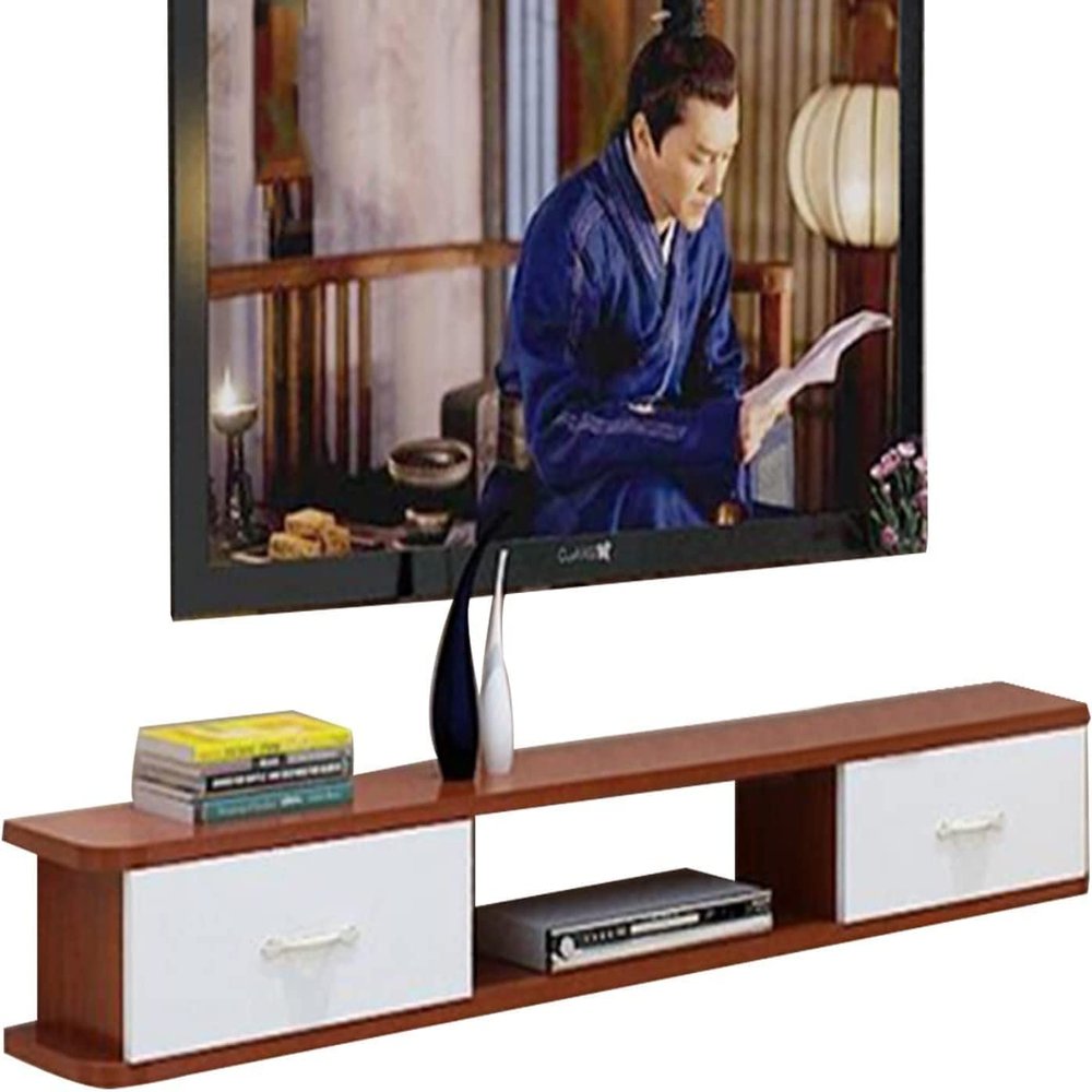 IBOWZ Floating TV Stand Cabinet Wall Mounted Tv Unit Floating Tv Stand,Floating Entertainment Center,Wall Mounted Tv Unit,Floating Tv Shelf for Living Room Bedroom Office