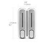 KAAZEE Countertop Soap Dispenser 700ml Wall Mount Soap Dispenser ABS Liquid Dispenser Shampoo Shower Gel Shower Dispenser for Bathroom Kitchen Office Soap Dispenser Bottles (Color : B-Black) view 2