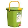 Compost Bin Food Waste Bin Kitchen Compost Caddy, Indoor Recycling Bin Pail Small Trash Can, Small Compost Busket Vegetable Peelings Dustbin, Countertop Composter Container with Lid Sealed view 1