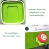 Compost Bin Food Waste Bin Kitchen Compost Caddy, Indoor Recycling Bin Pail Small Trash Can, Small Compost Busket Vegetable Peelings Dustbin, Countertop Composter Container with Lid Sealed view 4