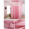 LXHELIVERY Modern Beauty Salon Partition Curtain Light-transmitting Divider Protection Screen, with Bendable Track Curtain System - Used in Office Beauty Salons, (Color : Pink, Size : 3.8 * 2.7m) view 2