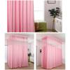 LXHELIVERY Modern Beauty Salon Partition Curtain Light-transmitting Divider Protection Screen, with Bendable Track Curtain System - Used in Office Beauty Salons, (Color : Pink, Size : 3.8 * 2.7m) view 3