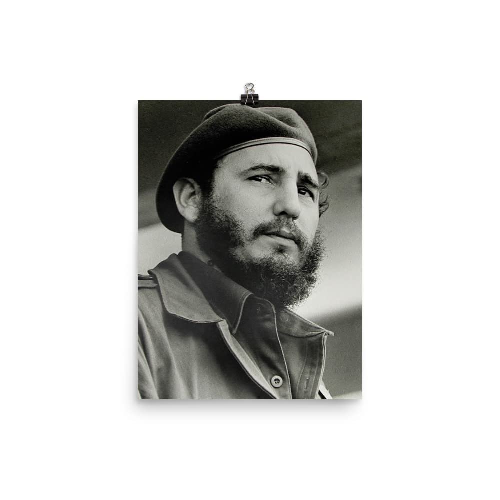 Fidel Castro Poster- Wall Art for Home Decor Office Living Room Bedroom, No Frame, Range of Sizes