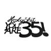 35 Funny Birthday Cake Toppers - Black Glitter, Thirty Five Topper, 35th Birthday Decorations for Cake view 3