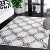 SAFAVIEH Area Rug 8x10 - Odyssey Collection - Large - Ivory & Grey, Geometric Greek Key Design, Non-Shedding & Easy Cleaning, Ideal for Living Room, Bedroom, Office, Dining Space (ODY818A) view 1