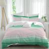 Cal King Abstract Duvet Cover Set,Washed Soft Microfiber Bed Comforter Duvet+Cover Sets with Ties/Zipper,Bedding Quilt Duvet Covers Pillow Cases for Girls,Boys Summer Ocean Beach Minimalist Water Line view 1
