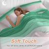 Cal King Abstract Duvet Cover Set,Washed Soft Microfiber Bed Comforter Duvet+Cover Sets with Ties/Zipper,Bedding Quilt Duvet Covers Pillow Cases for Girls,Boys Summer Ocean Beach Minimalist Water Line view 4