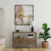 SIMPLIHOME Lev SOLID WOOD 48 Inch Wide Contemporary Console Table in Smoky Brown, For the Living Room, Entryway and Bedroom view 2