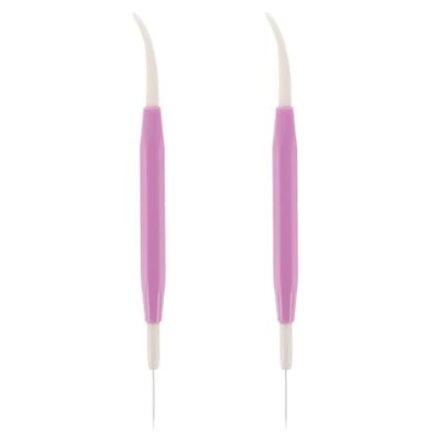 CALLARON Icing Needle 2pcs Baking Biscuit Sugar Needle Lightweight Random Color