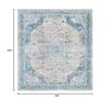 SAFAVIEH Area Rug 8x10 - Victoria Collection - Large - Blue & Grey, Vintage Traditional Distressed Design, Non-Shedding & Easy Cleaning, Ideal for Living Room, Bedroom, Office, Dining Space (VICB910F) view 2