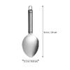 Alipis Mango Prep Tools, Stainless Steel Mango Slicer Spoon with Non-slip Handle, Fruits Divider Mango Cutter Mango Pitting Tool Pratical Kitchen Gadget with Hanging Ring view 2