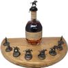 Barrel-Art Blantons Bourbon Stopper Display / Cork Holder / Bourbon Display  Fits Blantons Corks, Rustic Whiskey Barrel Head Blantons Cork Display (Natural Oak) view 1