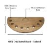 Barrel-Art Blantons Bourbon Stopper Display / Cork Holder / Bourbon Display  Fits Blantons Corks, Rustic Whiskey Barrel Head Blantons Cork Display (Natural Oak) view 2